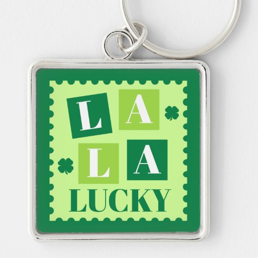 Porte-clés La La Lucky St. Patrick’s Day (Devant)