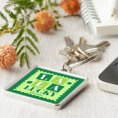 Porte-clés La La Lucky St. Patrick’s Day Personalized (Côté)