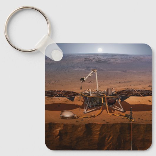 Porte-clés La Lander de l'Insight (Recto)