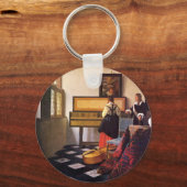 Porte-clés La leçon de musique de Johannes Vermeer (Recto)