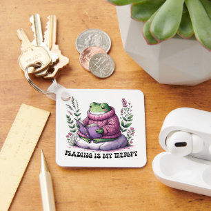 Porte-clés La lecture de Froggy est ma thérapie