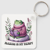 Porte-clés La lecture de Froggy est ma thérapie (Dos)