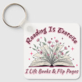 Porte-clés La Lecture Est L'Exercice... (Recto)