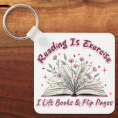 Porte-clés La Lecture Est L'Exercice... (Recto)