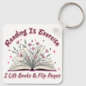 Porte-clés La Lecture Est L'Exercice... (Dos)