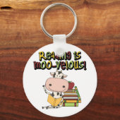Porte-clés La lecture est Moo-velous (Recto)