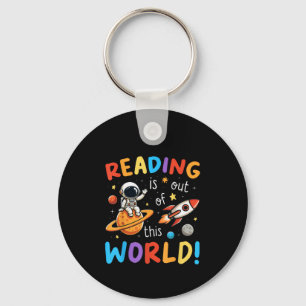 Porte-clés La Lecture Est Sortie De Cet Espace Mondial
