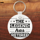 Porte-clés La Légende A Retraité (Recto)