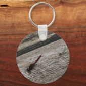 Porte-clés La libellule rouge (Recto)