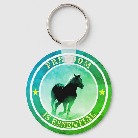 Porte-clés La liberté est essentielle (Recto)