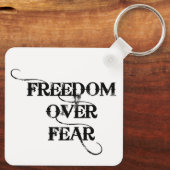 Porte-clés La liberté face à la peur (Verso)