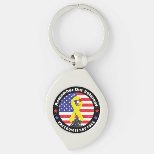 PORTE-CLÉS LA LIBERTÉ N'EST PAS LIBRE (Devant)