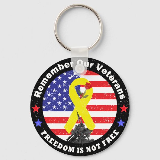PORTE-CLÉS LA LIBERTÉ N'EST PAS LIBRE (Recto)