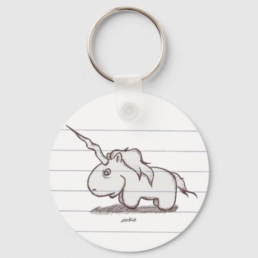 Porte-clés la licorne (Recto)