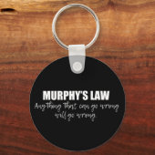 Porte-clés La loi de Murphy (Recto)