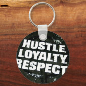 Porte-clés La loyauté, respect porte - clé (Recto)