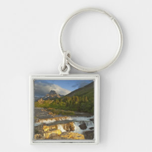 Porte-clés La lumière du matin accueille Swiftcurrent Falls d