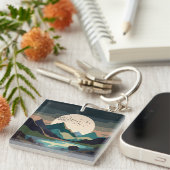 Porte-clés La Lune Sur Le Lac (Devant Droit)