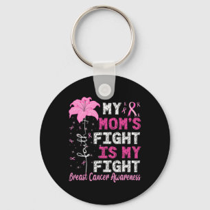 Porte-clés La lutte de ma mère est ma lutte contre le cancer
