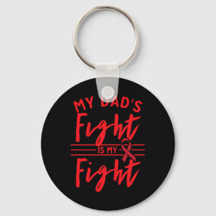 Porte-clés La lutte de mon père est ma lutte contre le cancer