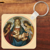 Porte-clés La Madone à l'Enfant de Botticelli (Verso)
