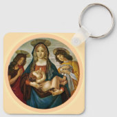 Porte-clés La Madone à l'Enfant de Botticelli (Dos)