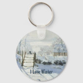Porte-clés La Magpie de Claude Monet (Recto)
