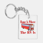 Porte-clés La maison est où le rv est (Devant gauche)