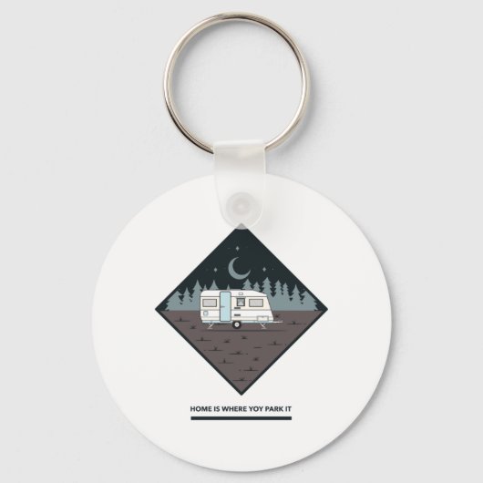 Porte-clés La Maison Où Est Mon Van (Recto)