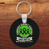 Porte-clés La Maladie Du Rein Chronique Est Une Conscience De (Recto)