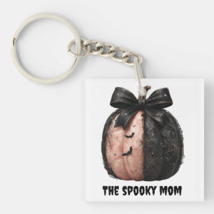Porte-clés La maman Éffrayante Citrouille d'Halloween