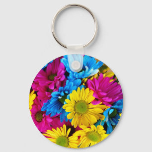 Porte-clés La marguerite fleurit la partie de douche de desti