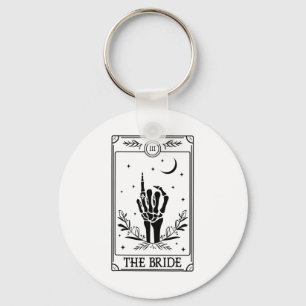 Porte-clés La mariée Floral Skeleton Hand Gothique Enterremen
