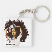 Porte-clés La mauvaise journée des cheveux de Mona Lisa (Dos)