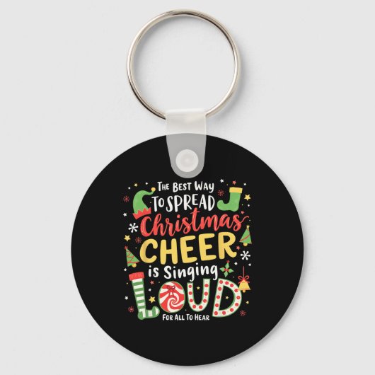 Porte-clés La Meilleure Façon De Diffuser La Soirée De Noël E (Recto)