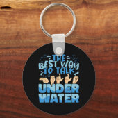 Porte-clés La meilleure façon de parler Lang des signes améri (Verso)