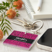 Porte-clés La meilleure idée de cadeau d'impression (Devant Droit)