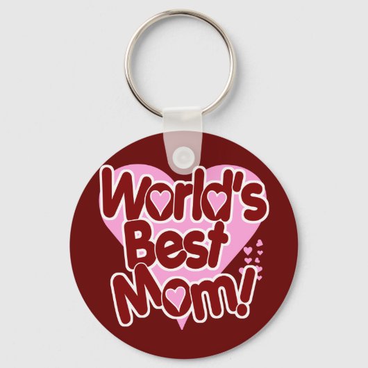 Porte-clés La MEILLEURE Maman du monde ! (Recto)