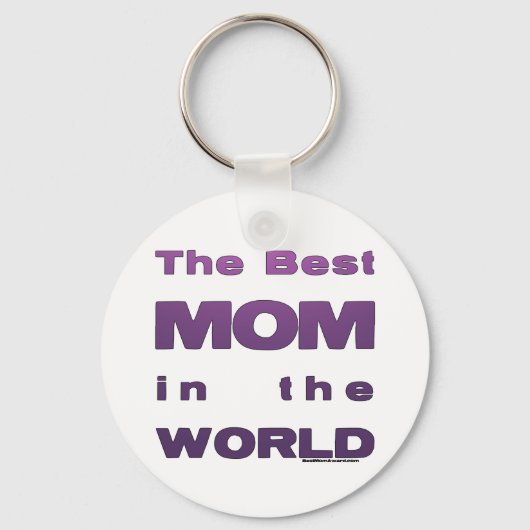 Porte-clés La meilleure maman du monde (Recto)