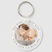 Porte-clés La meilleure photo classique de Nana au monde (Recto)