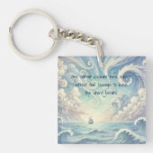 Porte-clés La mer et le prix (Devant)