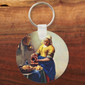 Porte-clés La Milkmaid [1]. Par Johannes Vermeer (Recto)