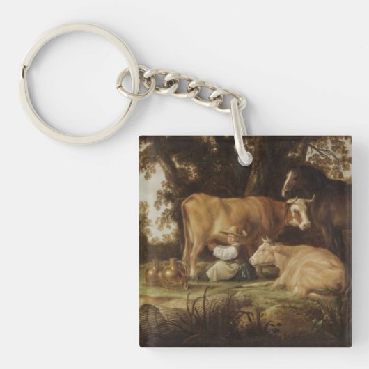 Porte-clés La Milkmaid Aelbert Cuyp (Devant)