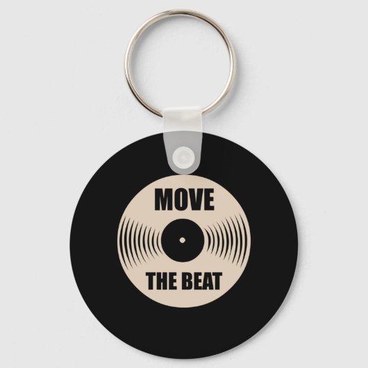 Porte-clés La Musique Déplace Le Beat (Recto)