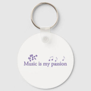 Porte-clés La musique est ma passion