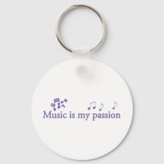 Porte-clés La musique est ma passion