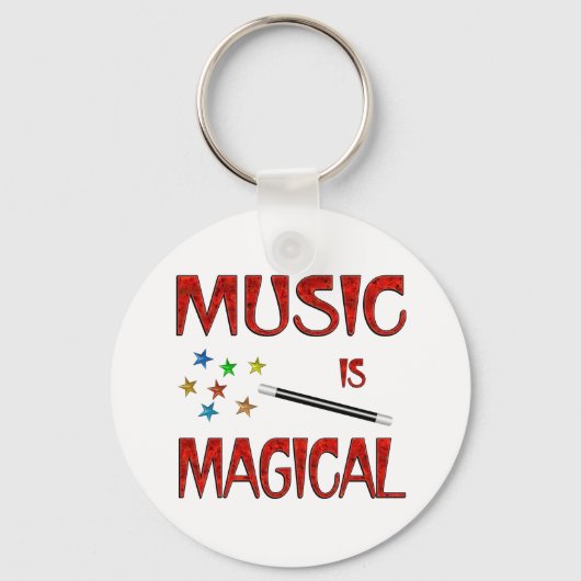 Porte-clés La musique est magique (Recto)