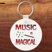 Porte-clés La musique est magique (Recto)