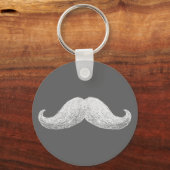 Porte-clés La Mustache (Sombre) (Recto)