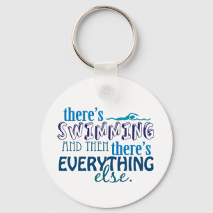 Porte-clés La natation est Eleverything